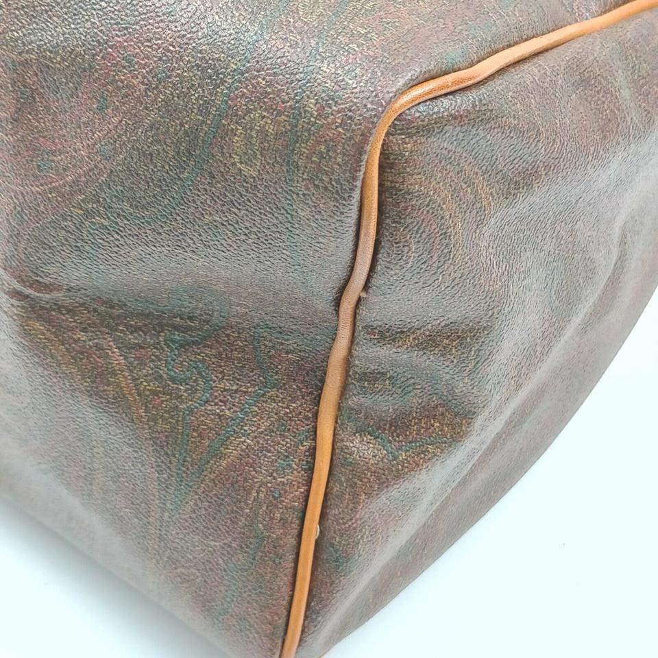 Etro Bordeaux Paisley Boston Bag 862654 2