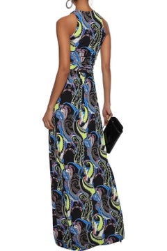 ETRO Breathtaking Paisley Print Maxi Dress Gown 44