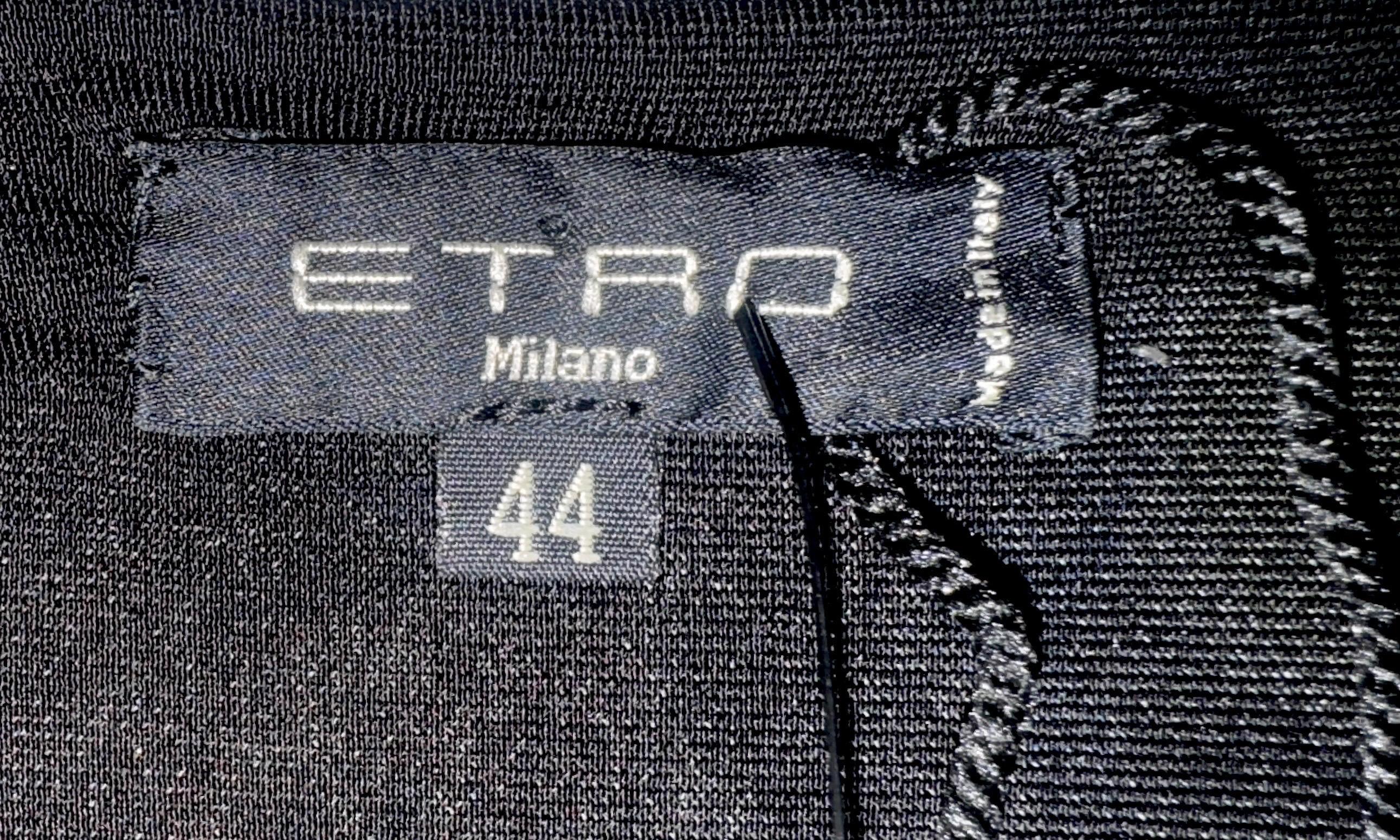 ETRO Impresionante Vestido maxi con estampado de cachemira 44 en venta 4