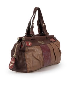 Etro Brown Leather Shoulder Bag