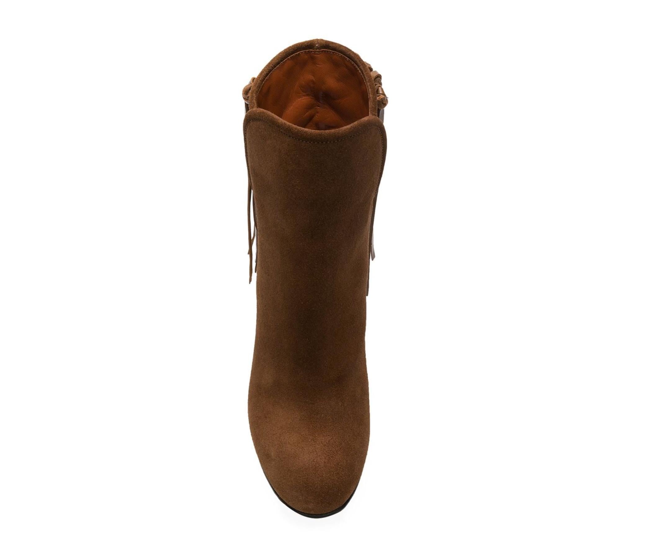 etro fringe boots