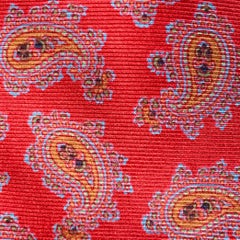 ETRO Burgundy Blue Paisley Silk Tie