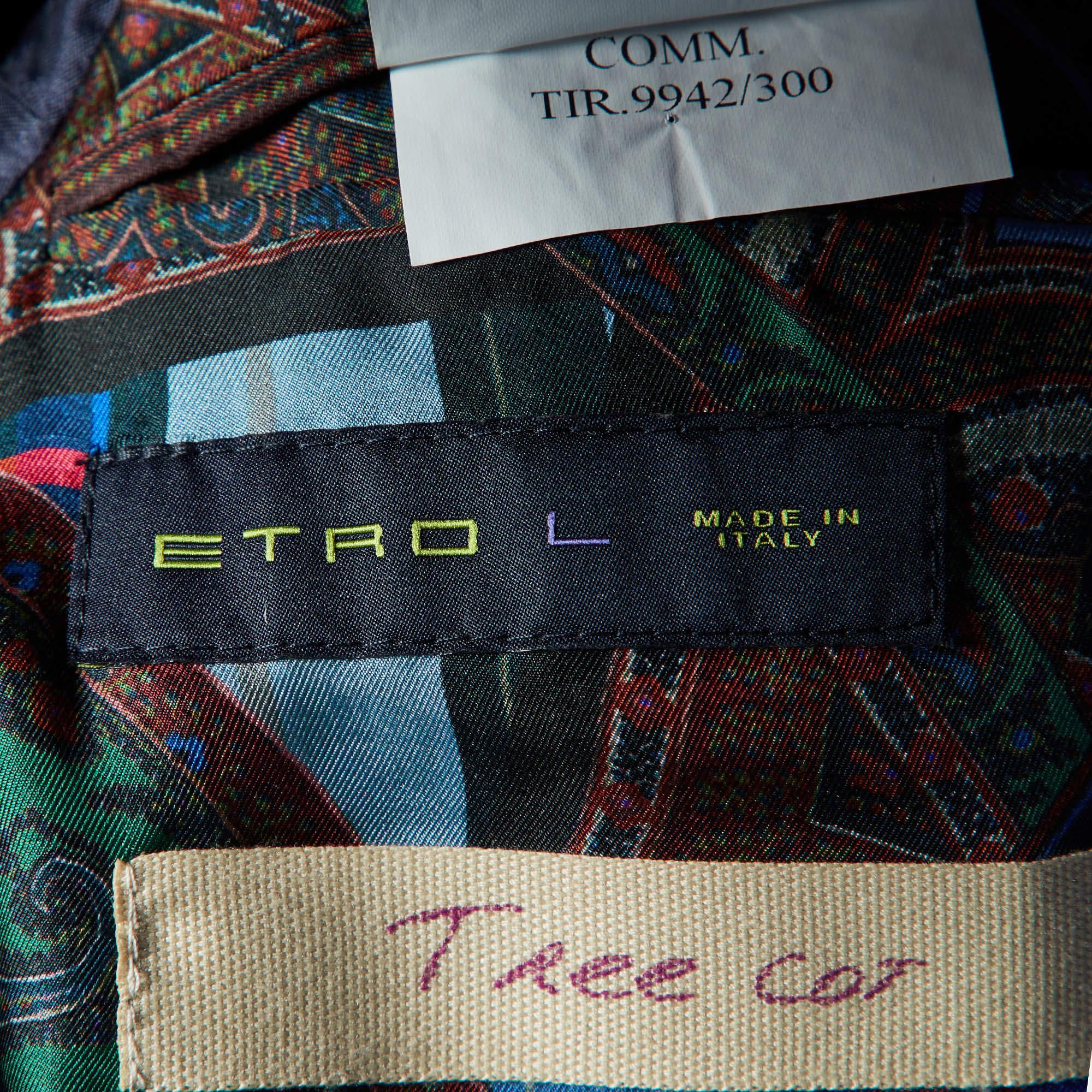 Uomo Etro - Giacca con bottoni in maglia a cavo bordeaux L.L.A. in vendita