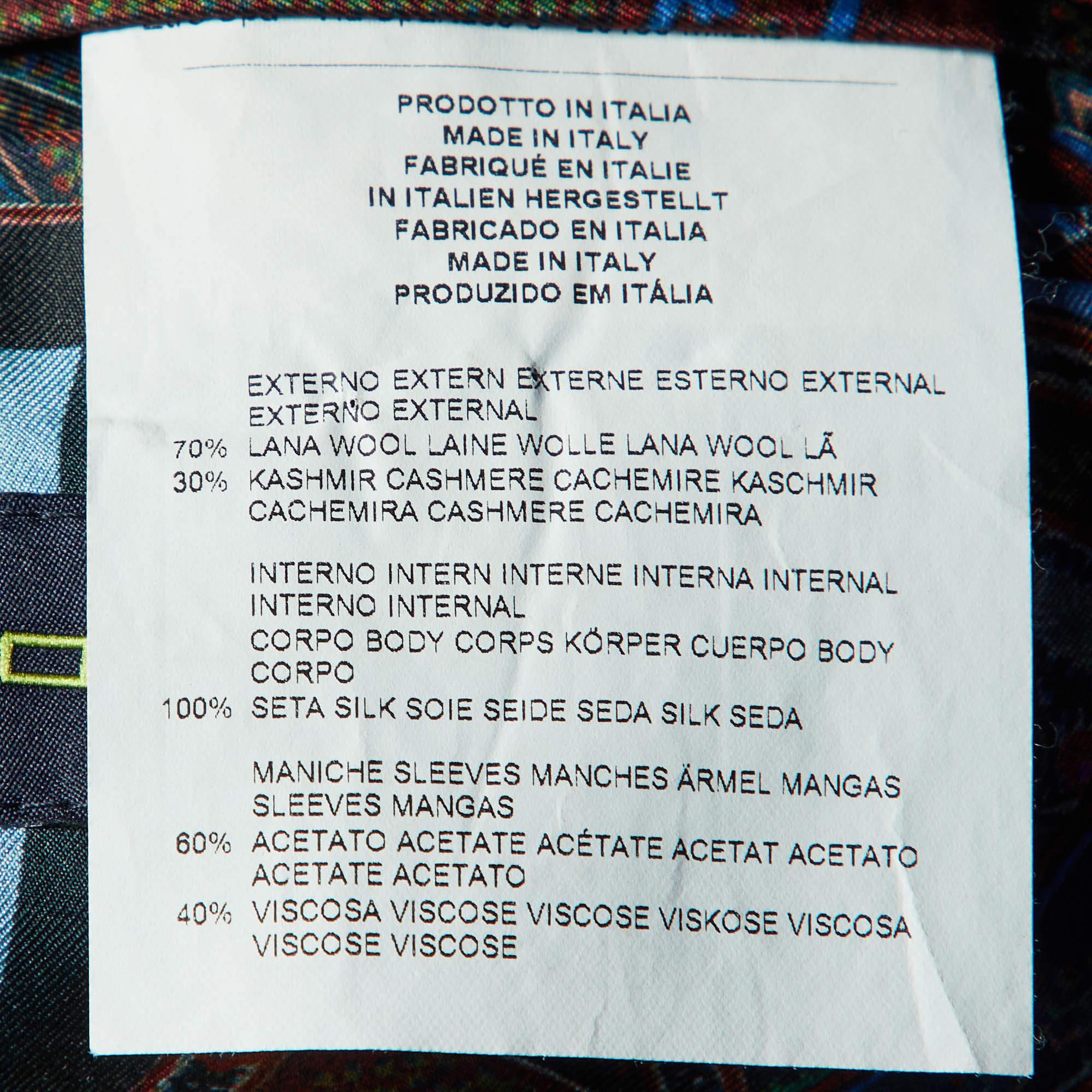 Etro - Giacca con bottoni in maglia a cavo bordeaux L.L.A. in vendita 1