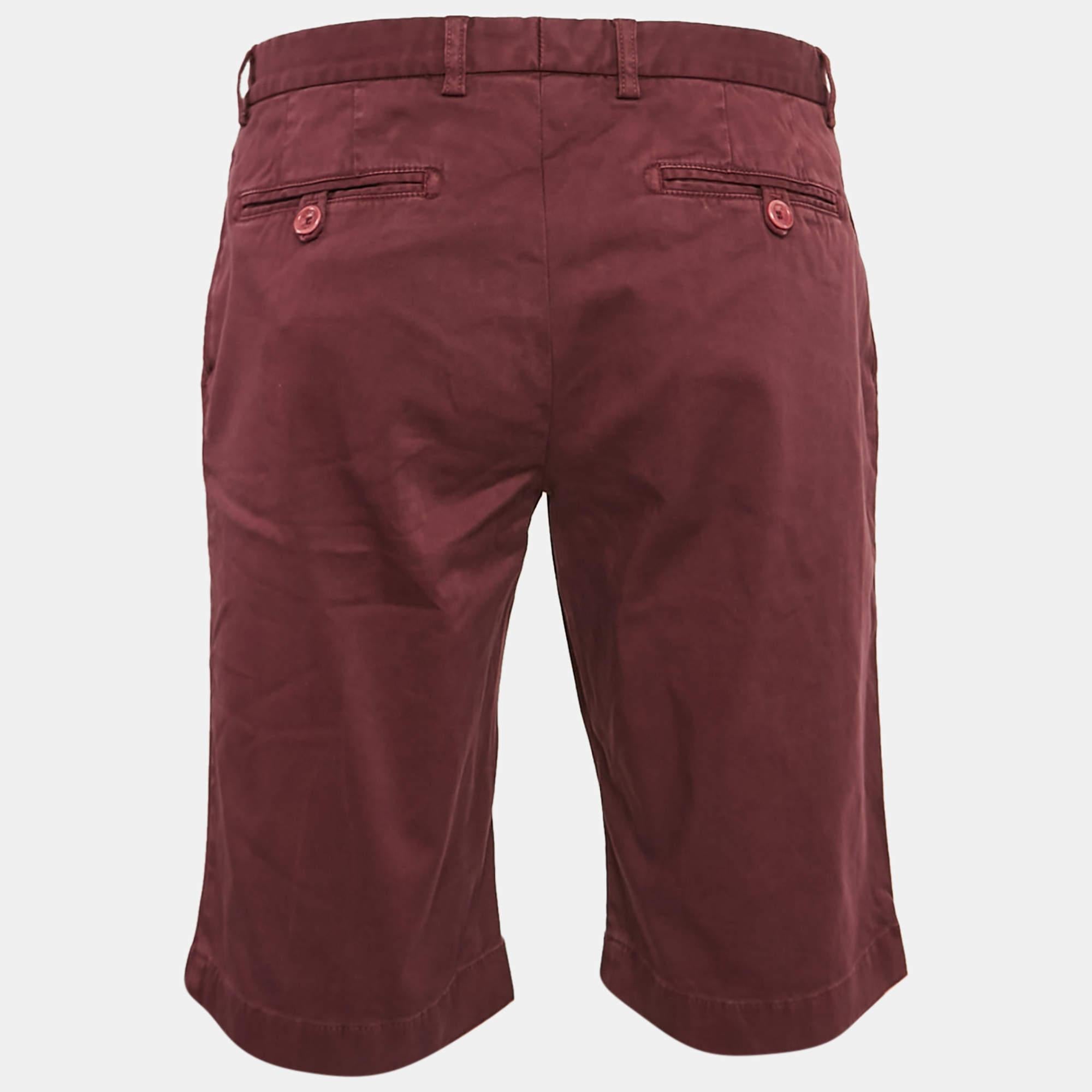 Estos pantalones cortos de Etro están hechos de algodón y se presentan en color burdeos. Diseñado para la comodidad  puedes combinar esta creación con una camiseta y unas chanclas planas como las Izmir para  conjunto fácil.