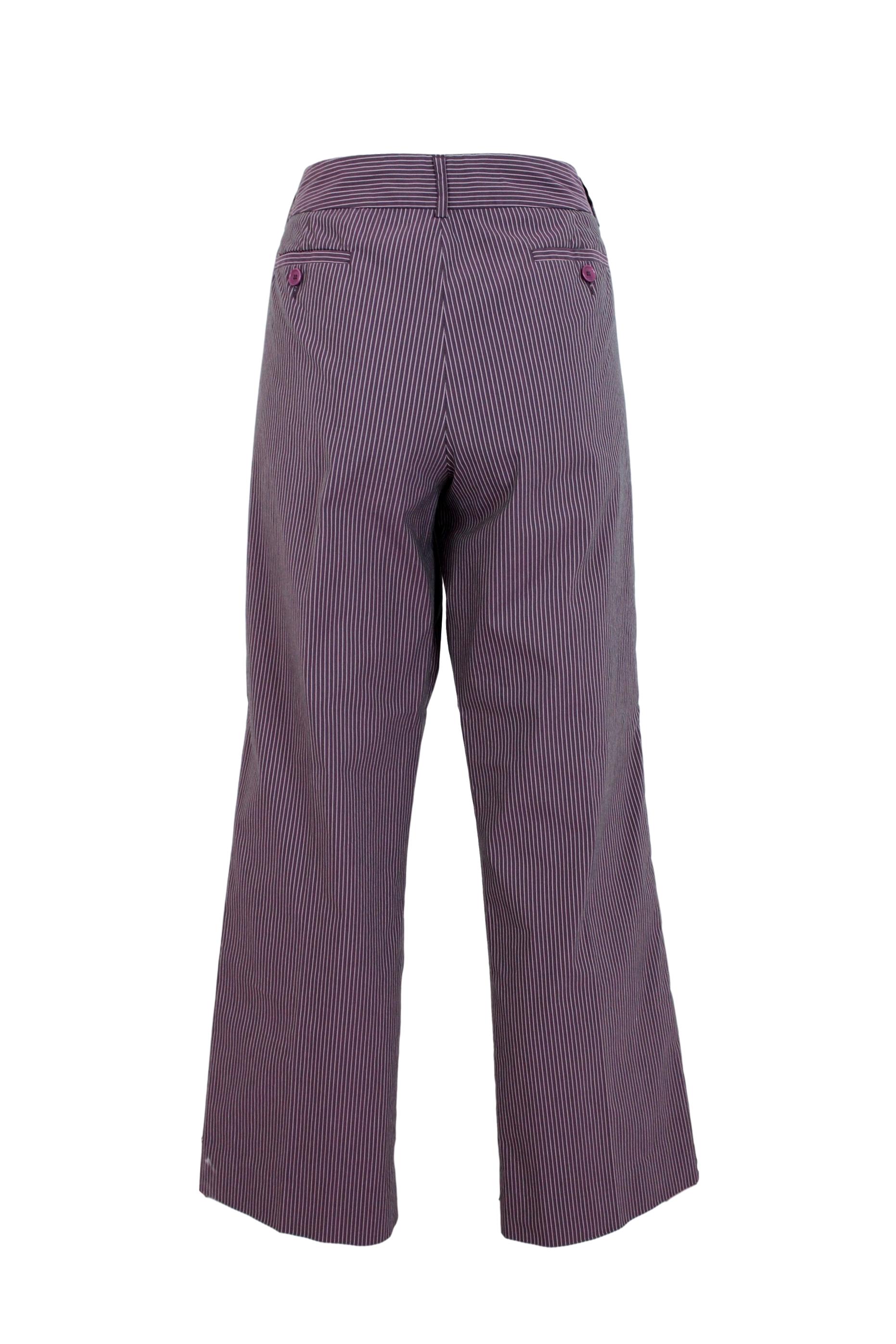 pink high waist trousers