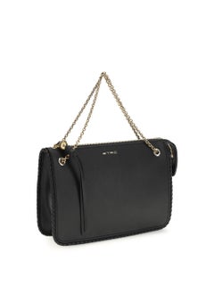 Bolso bandolera de piel de becerro de Etro — Negro