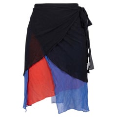 Etro Deconstructed Paréo-Style Silk Skirt - circa 1998