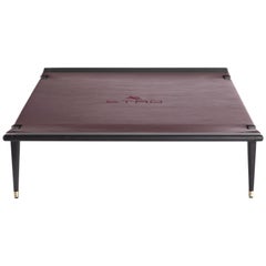Mesa Central Dinka Siglo XXI en Madera y Piel by Etro Home Interiors