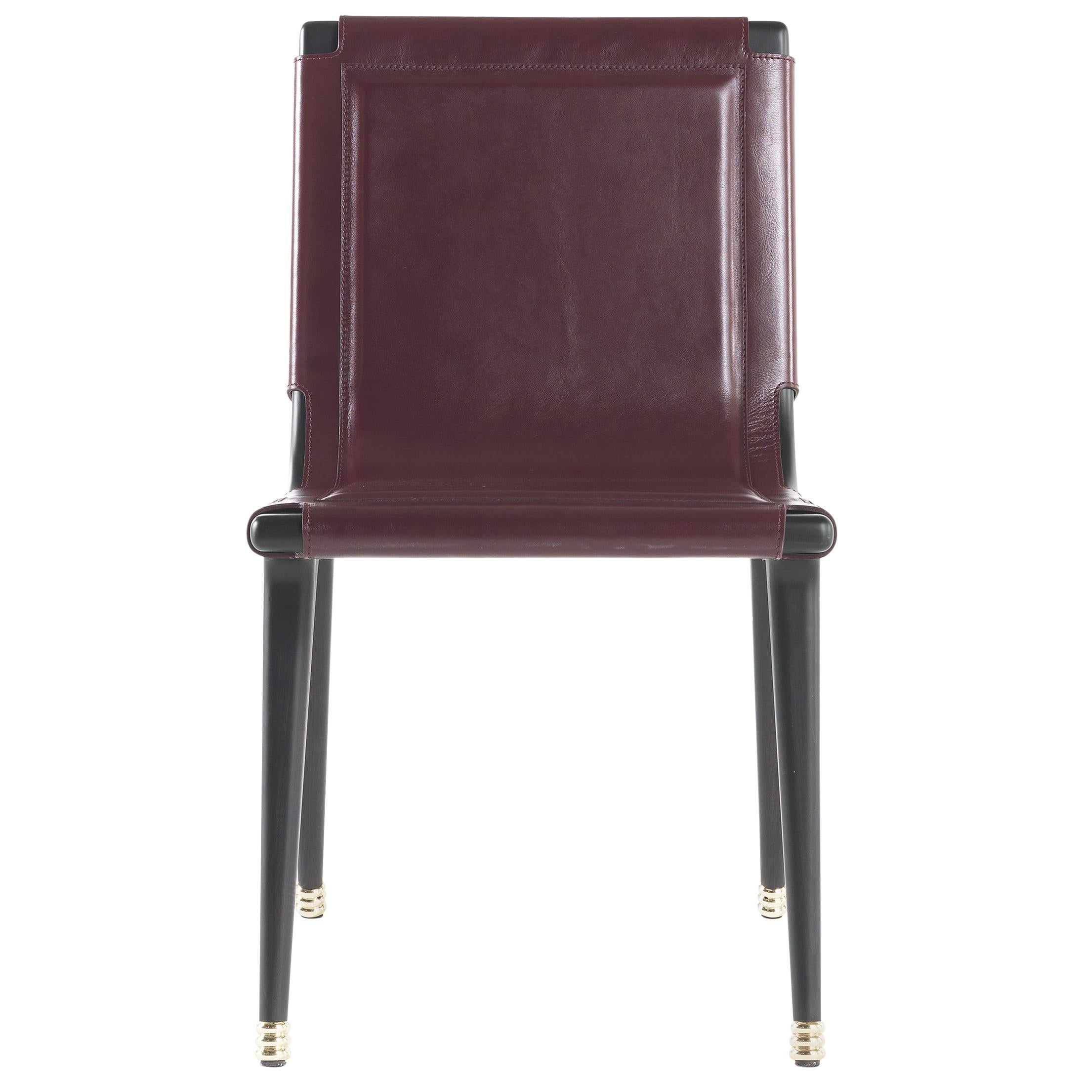 21st Century Dinka Chair in Leather by Etro Home Interiors