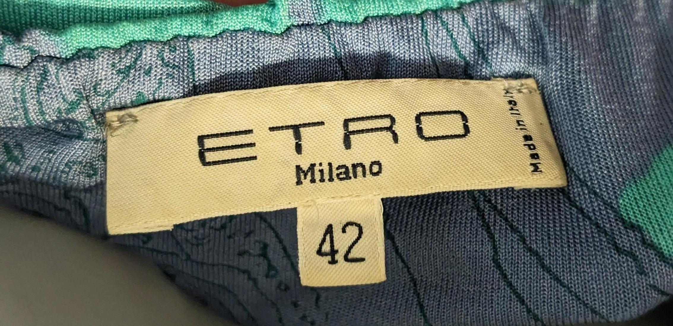 Women's ETRO dress made in Milano Italy Etro For Sale