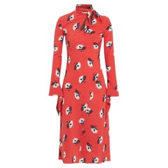 Etro Fall 2003 Wool Paisley Silk Hem Skirt