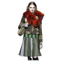 Etro Vintage Fall 2004 Women's Wool Floral Brocade Blazer Jacket IT42