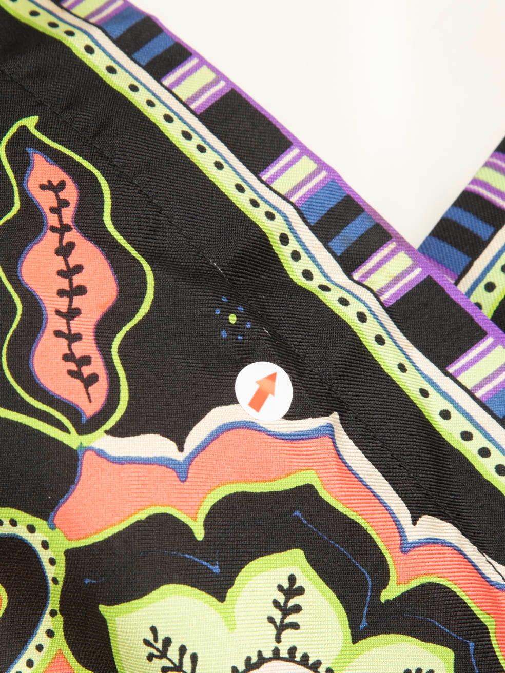 Etro Floral Motif Ribbed Top Size S In Good Condition For Sale In London, GB