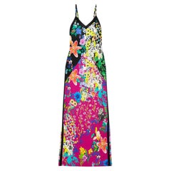 Etro Floral-Print Crepe De Chine Maxi Dress