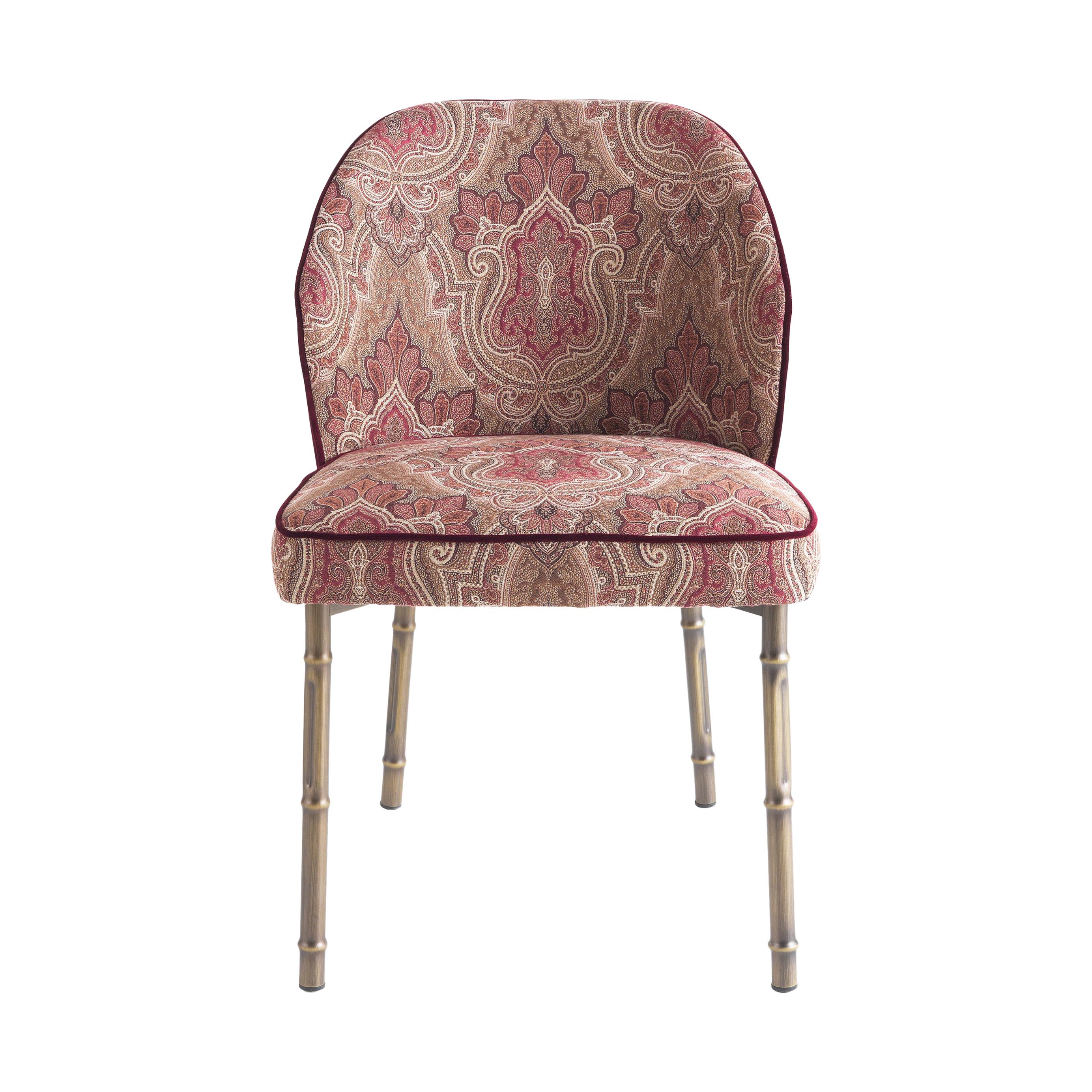 21st Century Frida Chair in Fabric by Etro Home Interiors For Sale