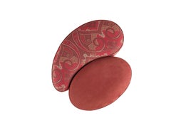 21st Century Goa Pouf in Fabric and Leather by Etro Home Interiors