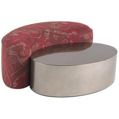 21st Century Goa Pouf and Central Table by Etro Home Interiors