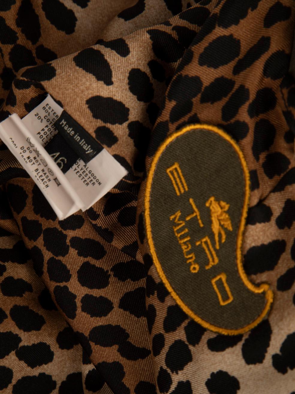 Etro Veste blazer croisée verte taille XL en vente 1