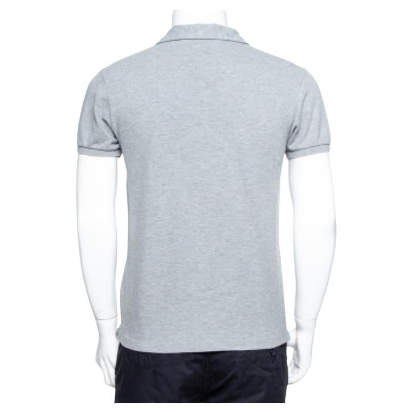 Polo T-shirts are forever in vogue, and this one from Etro is made of 100% and cut for a relaxed fit. It is detailed with the brand's logo embroidered on the front, a simple collar, buttons along the placket, and short sleeves. This comfortable