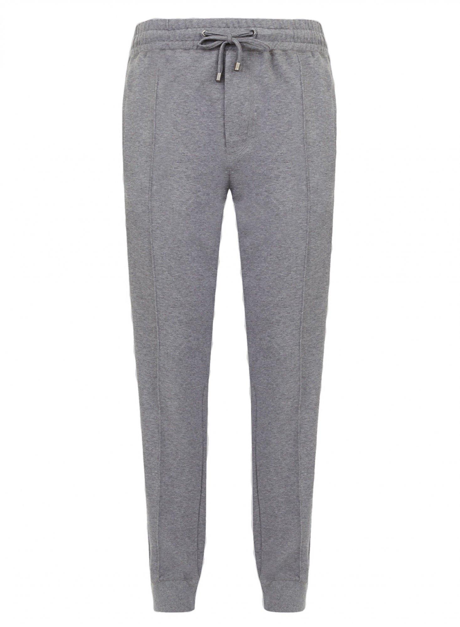 Grey sweatpants from Etro. Made of cotton. Pulled with drawcords. Embellished with printed logo and vibrant-printed panels down the sides. Feature two inset front pockets, one welt back pocket and elasticated cuffs. 