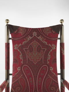 Chaise Babel du 21e siècle en tissu et métal Deccan d'Etro Home Interiors