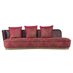 21st Century Caral Sofa in Vienna Straw with Left Arm by Etro Home Interiors