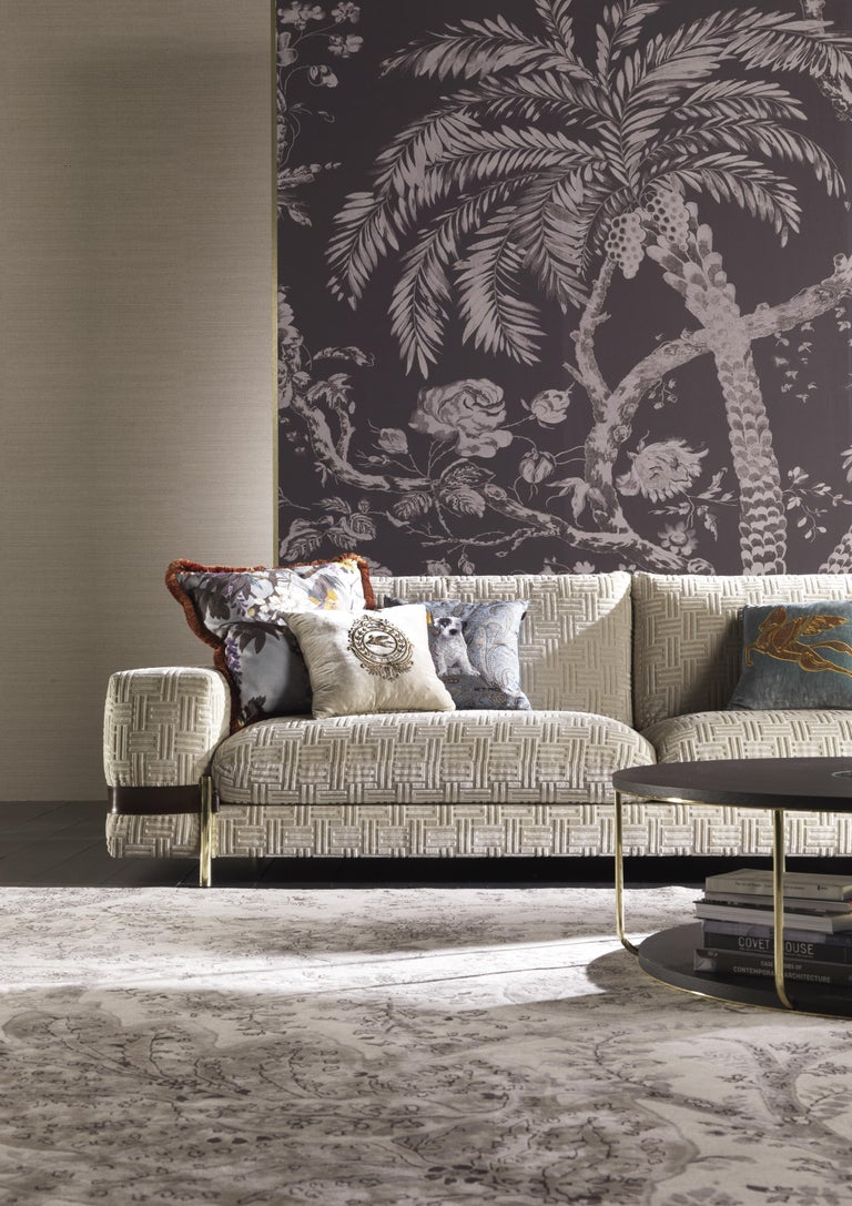 Etro Home Interiors Madras Sofa in Velvet For Sale at 1stDibs