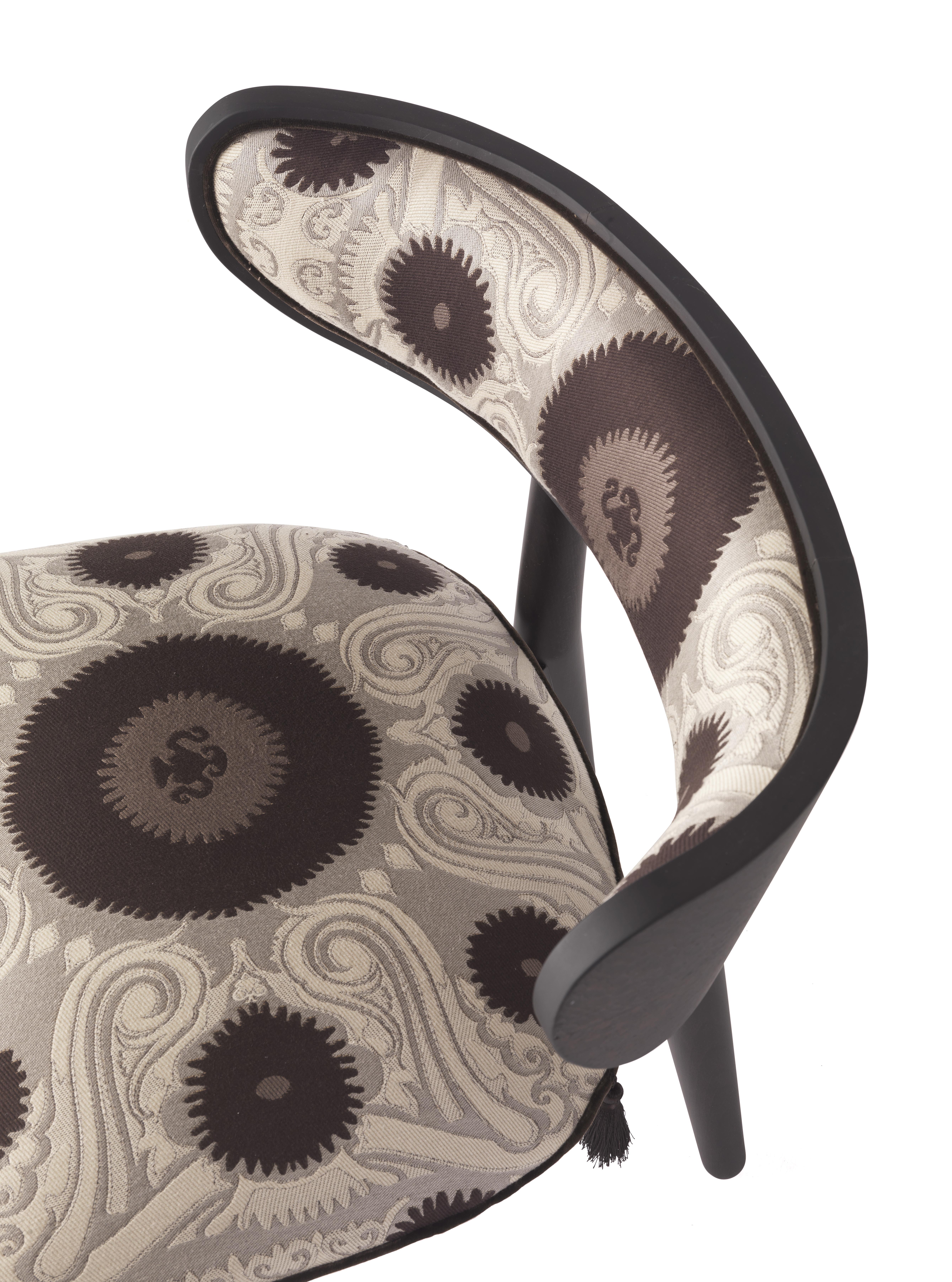 italien Petit fauteuil Shah du 21ème siècle en tissu par Etro Home Interiors en vente
