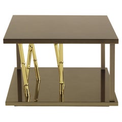 21st Century Taxila Small Table in Wood and Metal by Etro Home Interiors