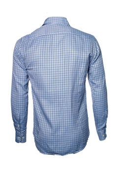 Etro, Hahnentritthemd in Blau