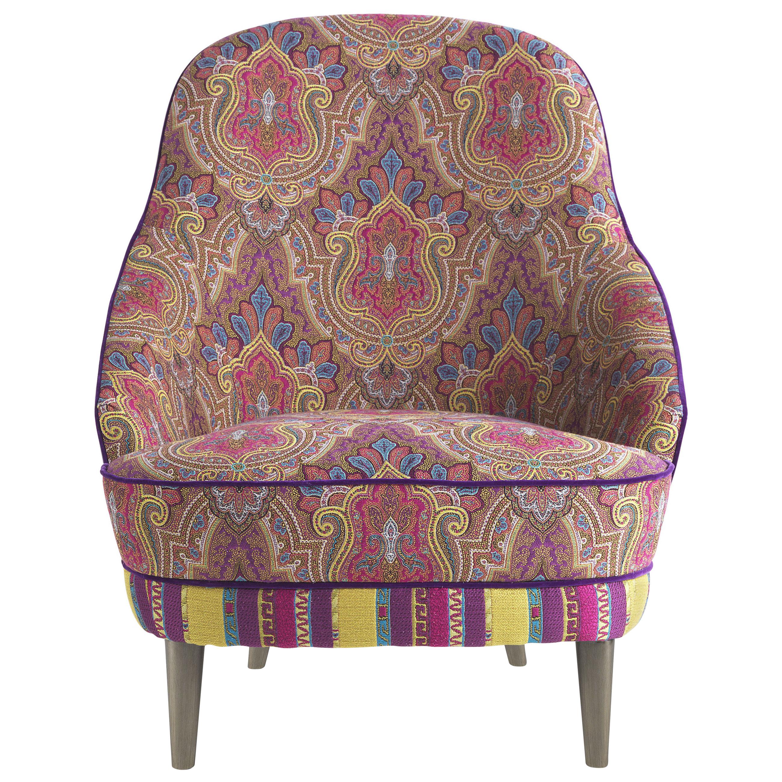 21st Century Jefferson Armchair in Fabric by Etro Home Interiors