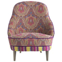 Fauteuil Jefferson du 21e siècle en tissu par Etro Home Interiors