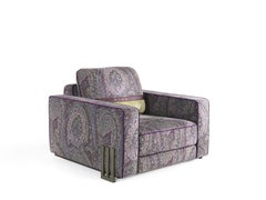21st Century Klee_2 Armchair in Metal and Fabric by Etro Home Interiors