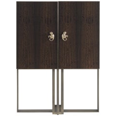 21st Century Klee Bar Unit in Wood and Metal by Etro Home Interiors