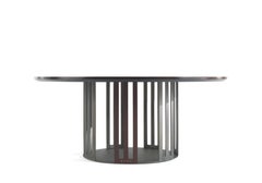 21st Century Klee Round Dining Table in Wood and Metal by Etro Home Interiors