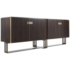 21st Century Klee Sideboard in Wood with Marble Top by Etro Home Interiors
