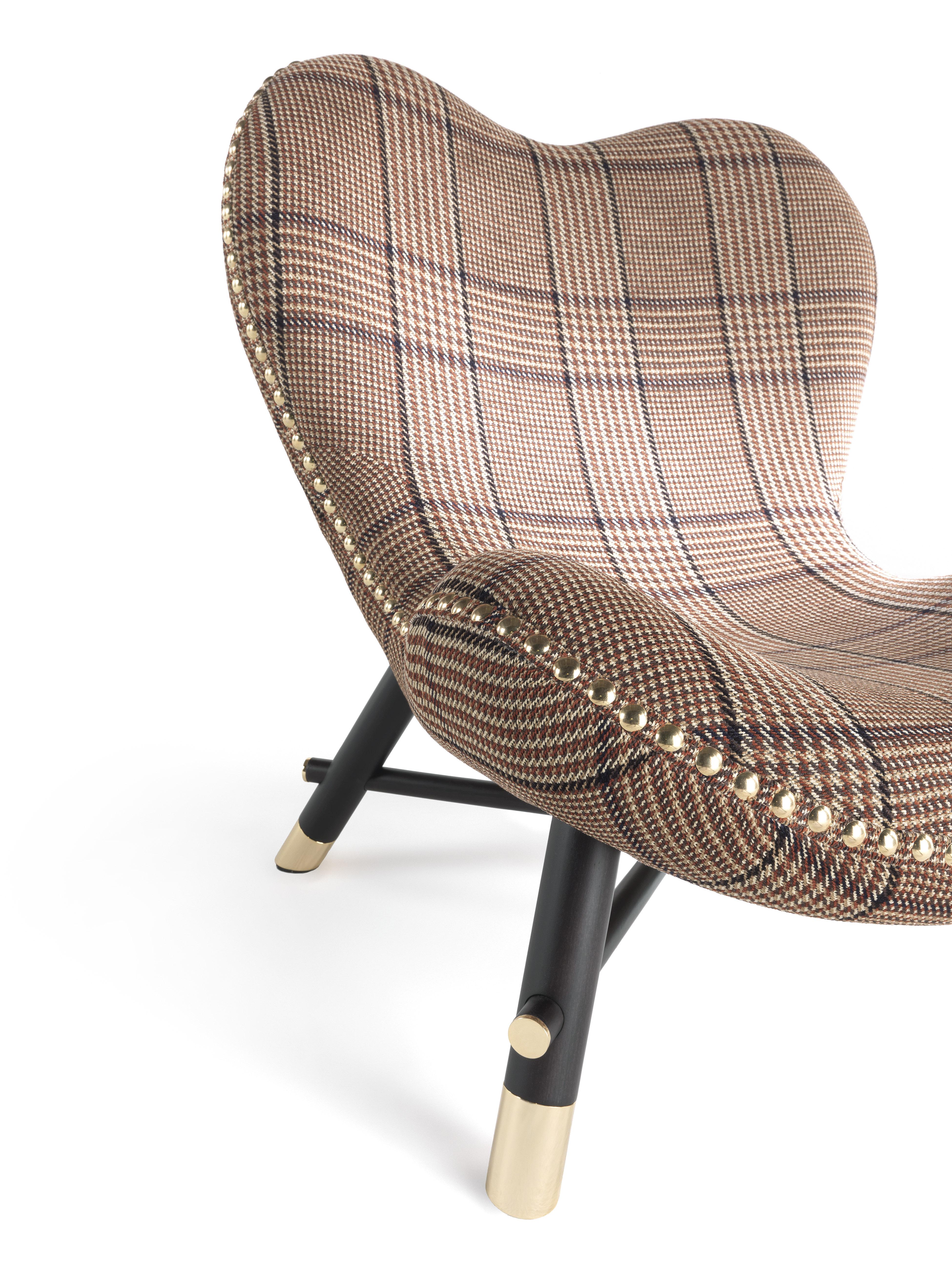 Moderne Fauteuil Kush du 21e siècle en tissu par Etro Home Interiors en vente