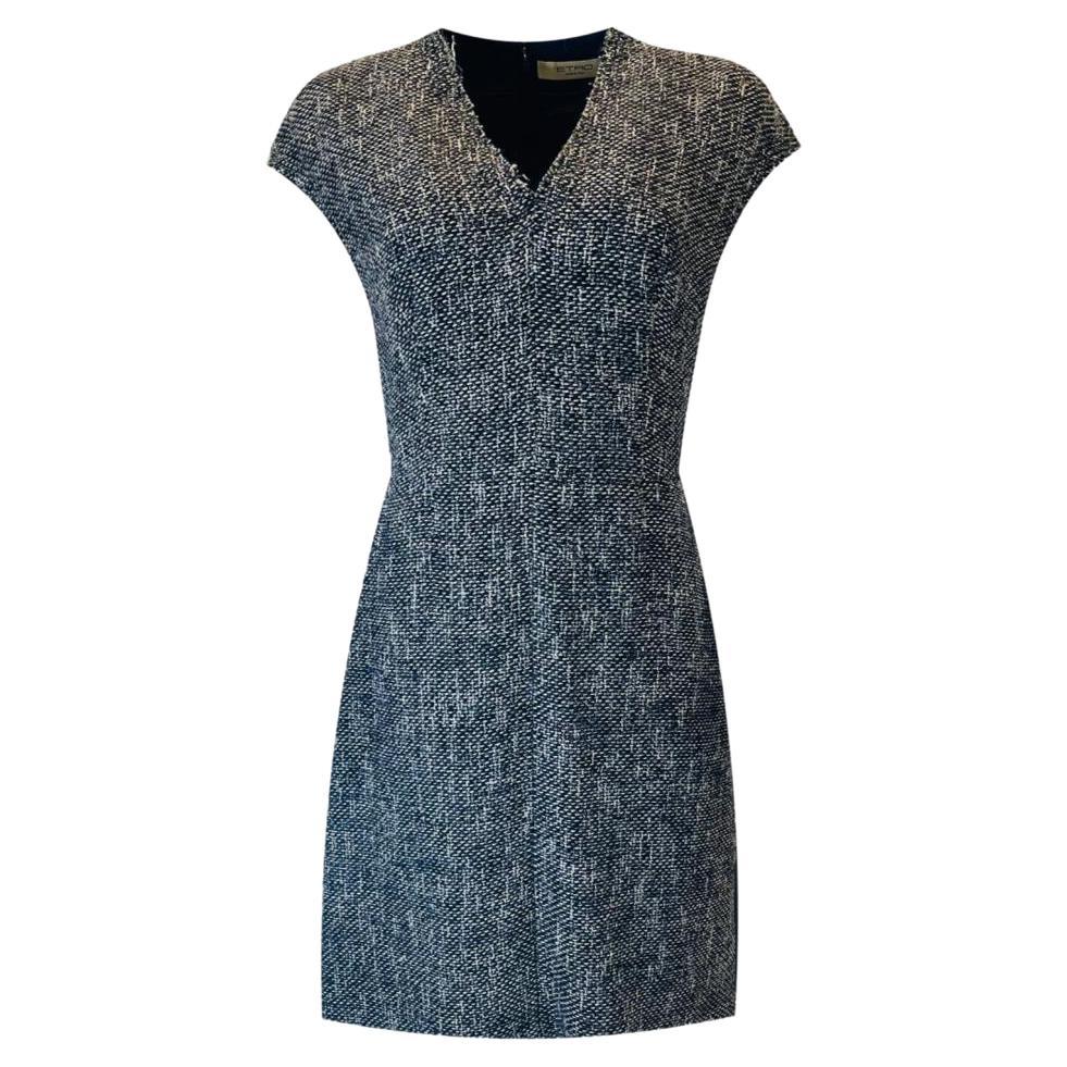 Etro Linen, Wool & Cotton Blend Dress For Sale