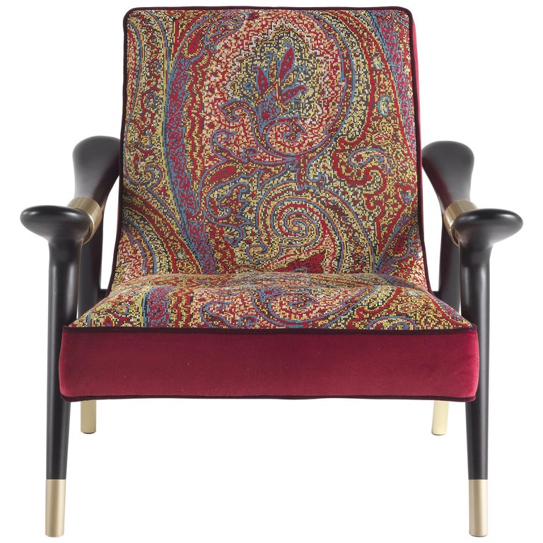 21st Century Masai Armchair in Rakam Fabric by Etro Home Interiors For Sale  at 1stDibs | multicolor louis vuitton