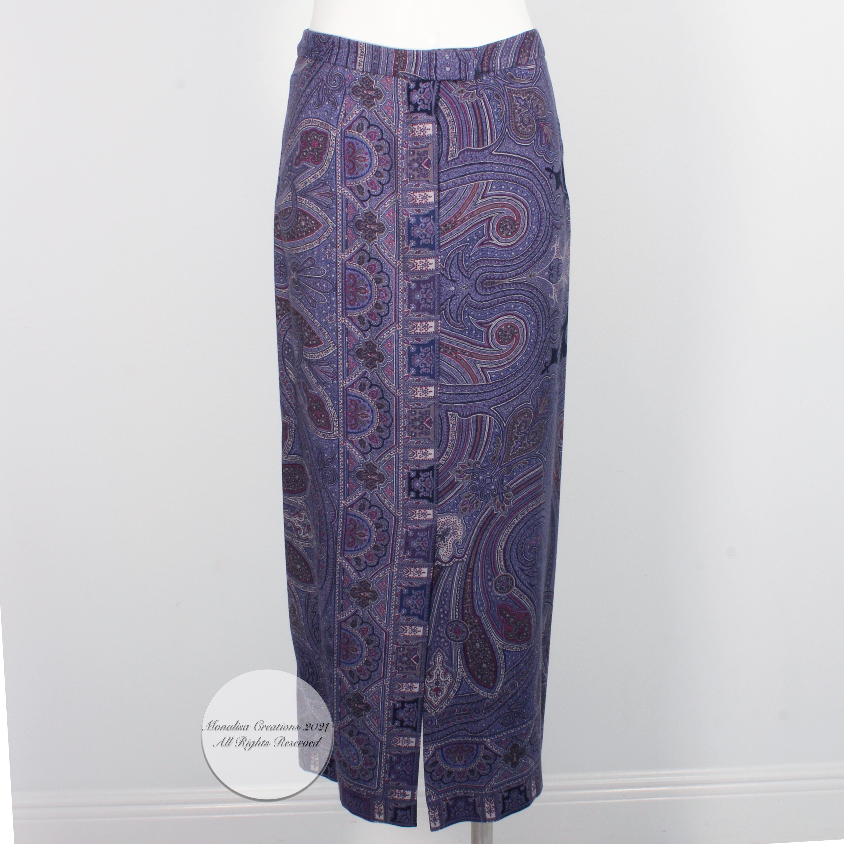 etro paisley skort