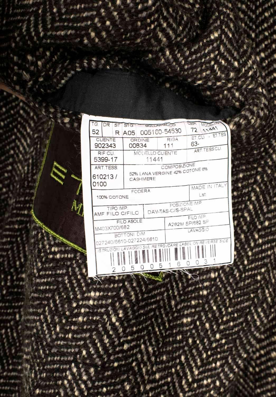 Abrigo largo Etro Hombre Talla IT52/L en venta 3