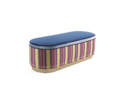 21st Century Meriam Long Pouf in Fabric by Etro Home Interiors