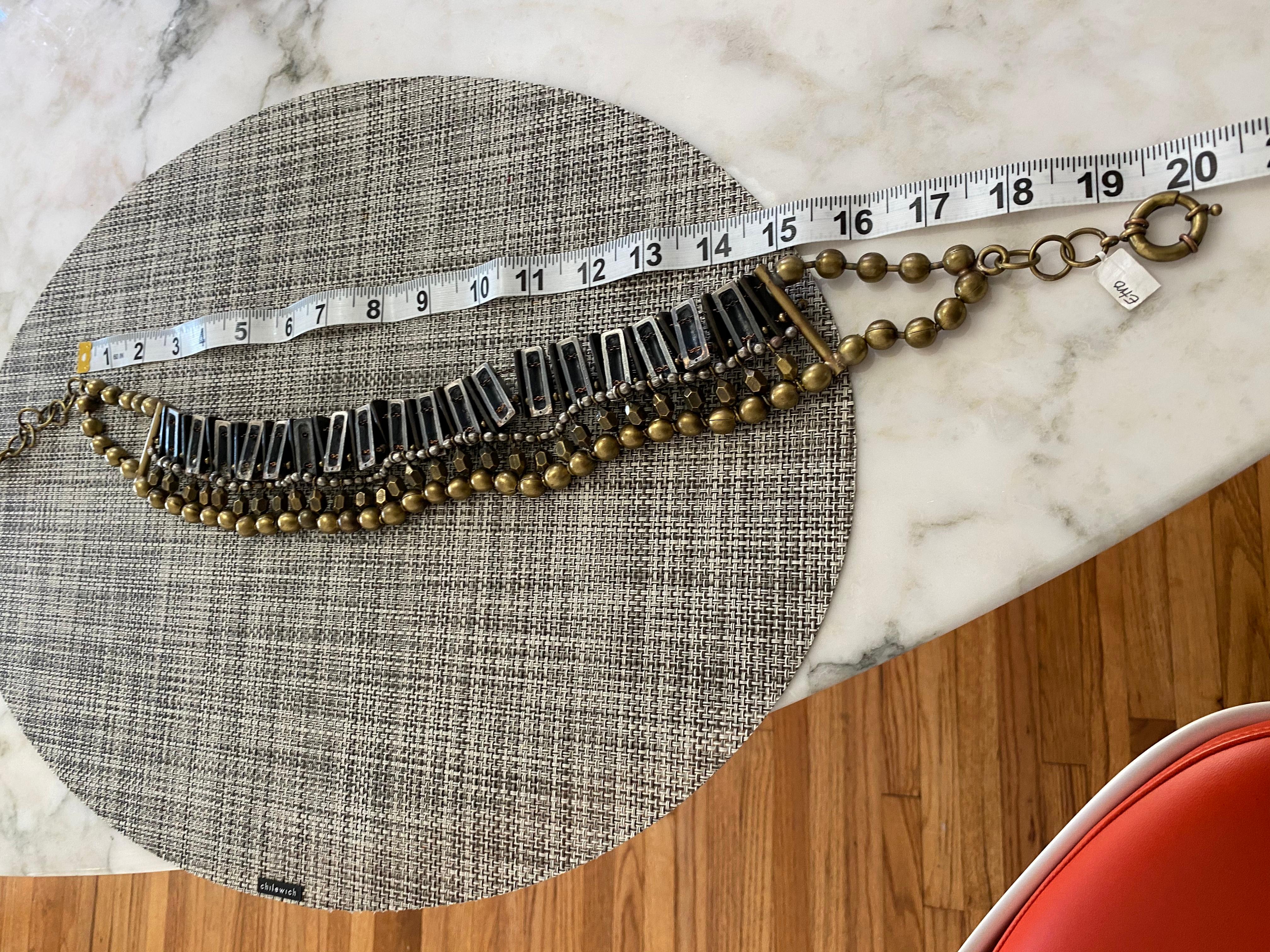 ETRO Metal Bib Nekclace 2