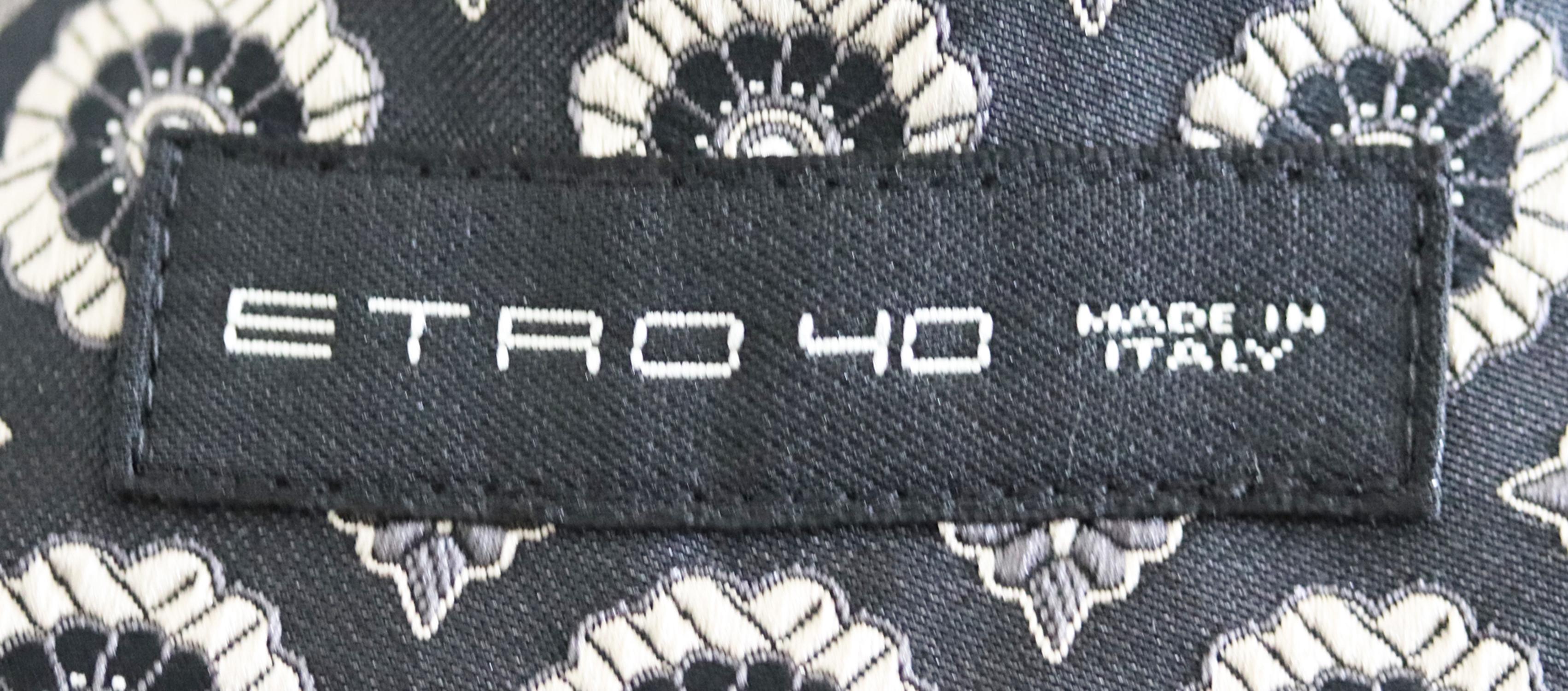 Etro Metallic Brocade Shirt In Excellent Condition In London, GB