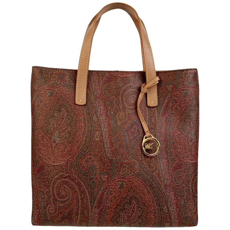 Spreek uit Mona Lisa Lastig Etro Milano Vintage Paisley Canvas Handbag Tote Bag Satchel at 1stDibs |  etad milano, etro milano bag