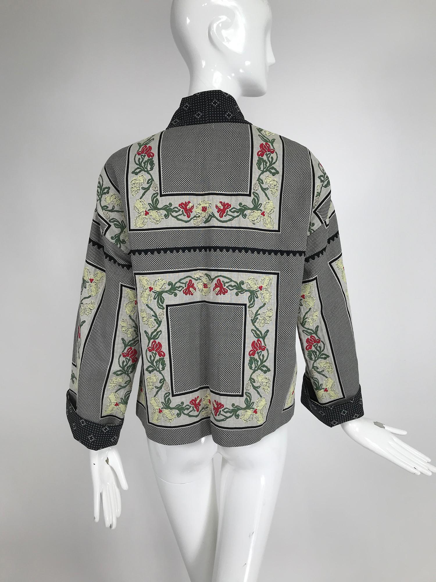 Etro Mix Print Kimono Jacket In Good Condition In West Palm Beach, FL