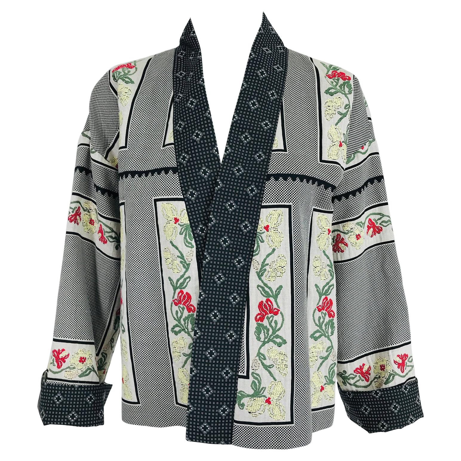 Etro Mix Print Kimono Jacket