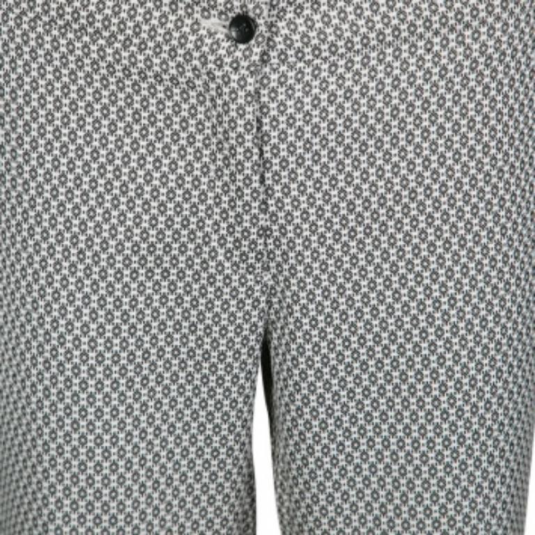 Etro Pantaloni cropped monocromatici in jacquard M. in vendita 1