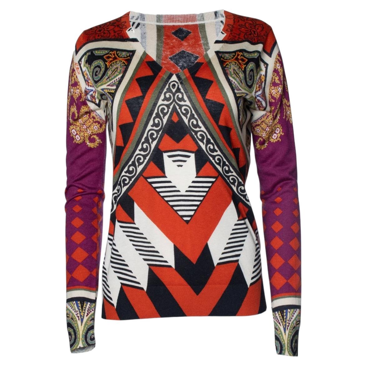 Etro, multi cashmere sweater